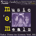 Various Artists, Music For Meals: Take Time To Listen Vol. III