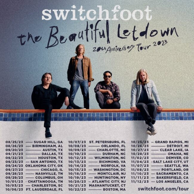 The Beautiful Letdown 20th Anniversary Tour 2023