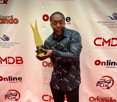 Christian Rapper Tyrone Crawford Wins Award For Best Performing Artist at the International Christian Film and Music Festival