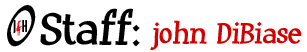 JfH Staff: John DiBiase