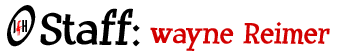 JfH Staff: Wayne Reimer