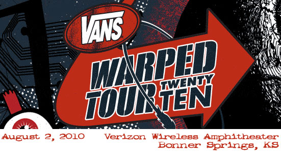vans warped tour 2010 lineup