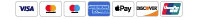 Through PayPal shopping cart, we accept the following