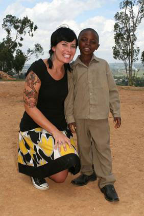 SUPERCHICK'S MELISSA BROCK VISITS UGANDA