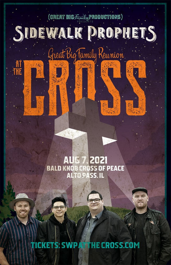Curb | Word Entertainment's Sidewalk Prophets Announces the Great Big Family Reunion At The Cross