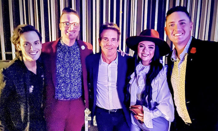 The Erwins caught up with famed actor Dennis Quaid backstage at NRB 2021