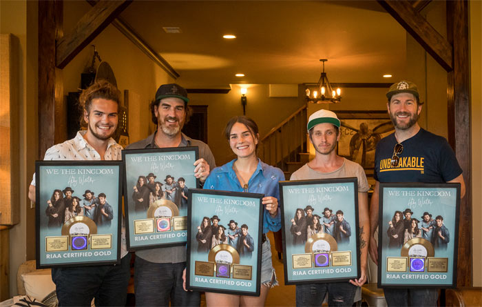 We The Kingdom Celebrates First GOLD Record
