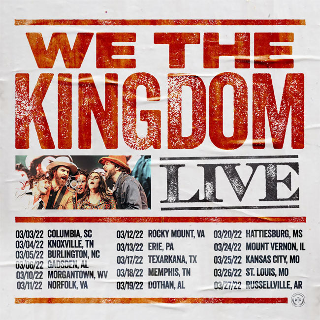We The Kingdom Announces 16-Date Headlining Tour
