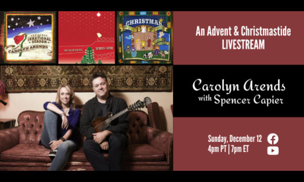 Carolyn Arends Brings Christmas Cheer in December 12th Free Livestream Concert
