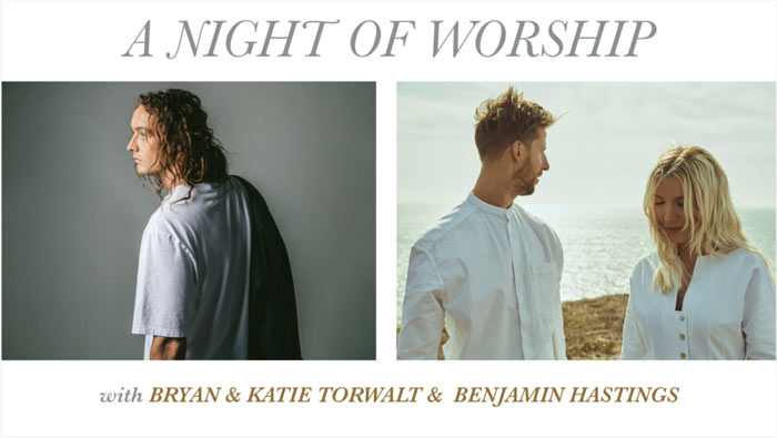 Worship Leaders Bryan & Katie Torwalt and Benjamin Hastings Join for A Night of Worship Tour