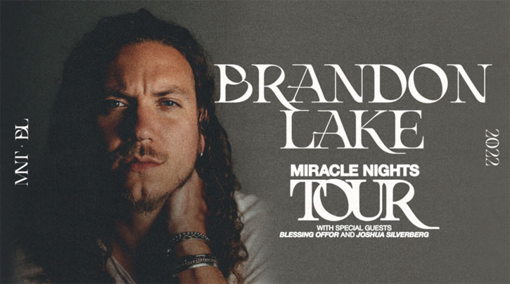 GRAMMY Award-winning Brandon Lake Announces Fall Headlining Tour