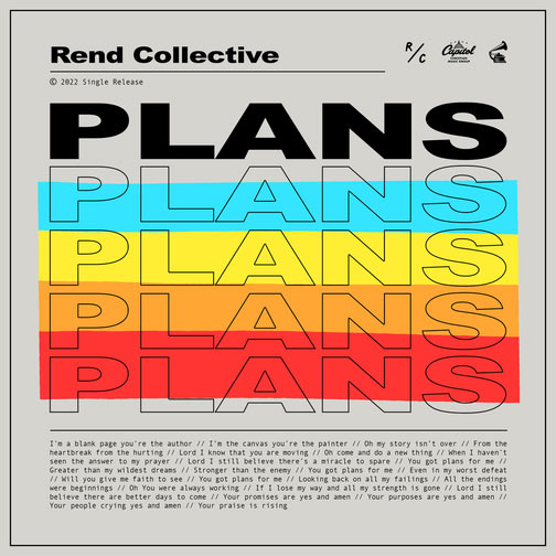 Rend Collective Releases New Song 'Plans' From New Album
