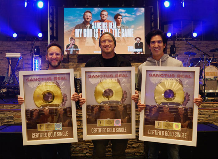 Sanctus Real Receives RIAA Gold Certification For 'Confidence'