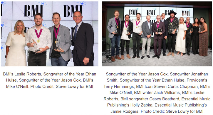 Essential Music Publishing Receives Highest Honors at 2022 BMI Christian Music Awards