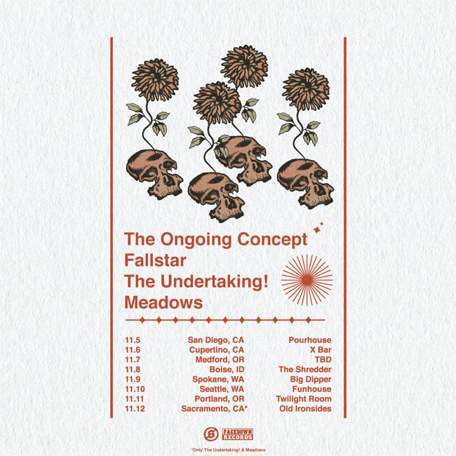 The Ongoing Concept, Fallstar, The Undertaking! & Meadows Announce Tour