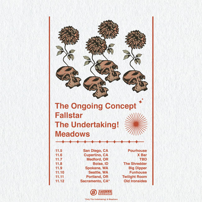 The Ongoing Concept, Fallstar, The Undertaking! & Meadows Announce Tour