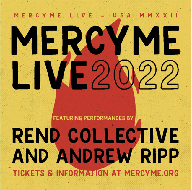 MercyMe Plots Fall Tour, 'MercyMe Live 2022'