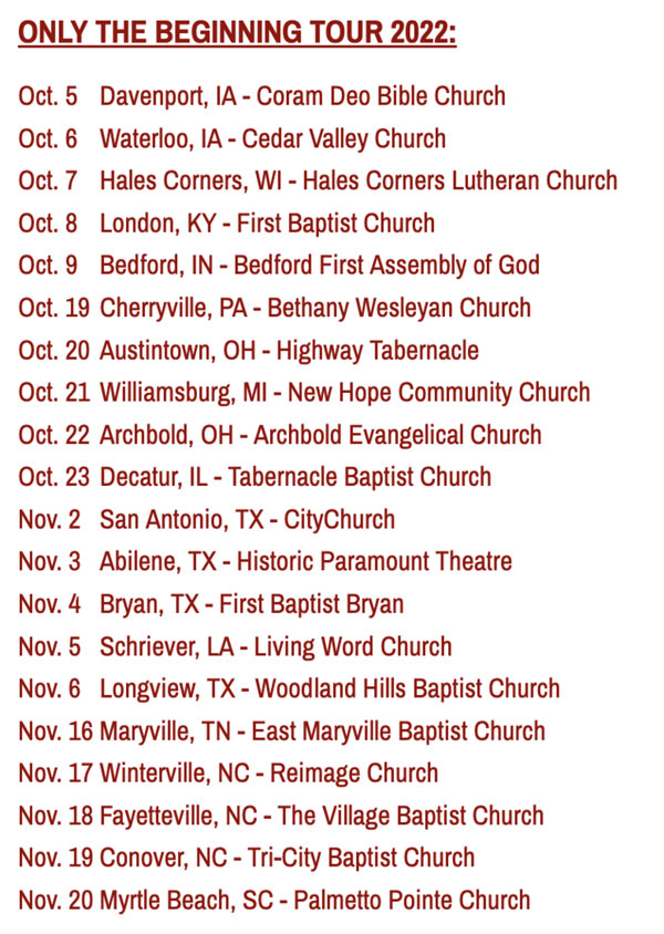 Big Daddy Weave Announces 'Only The Beginning Tour'