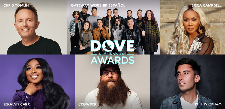 Performers Announced for the 53rd Annual GMA Dove Awards