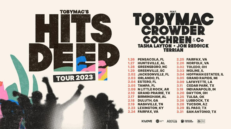 TobyMac Announces the 2023 Hits Deep Tour Line-Up and Dates