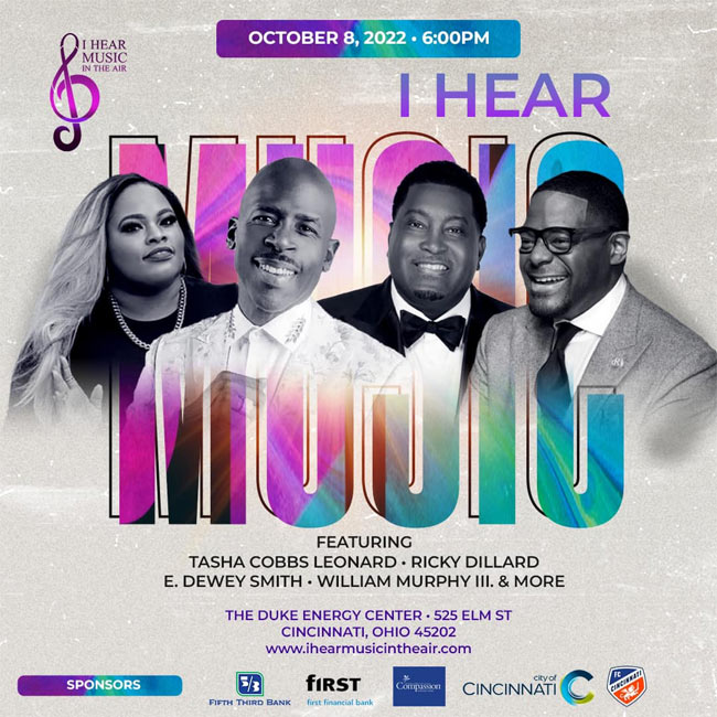 Tasha Cobbs Leonard, Ricky Dillard, William Murphy III & More at 'I Hear Music Concert'