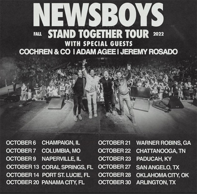  Newsboys Release 'Stand (Deluxe)' Album Today, September 23rd