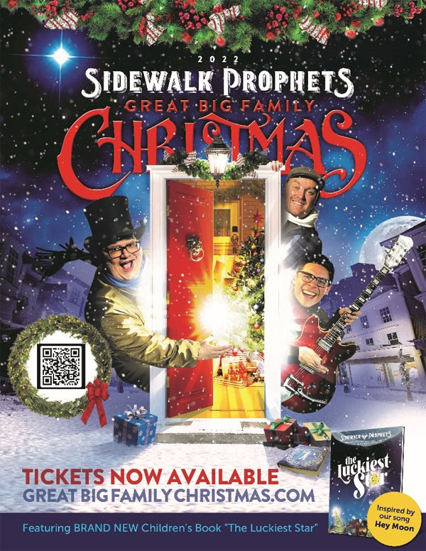 Sidewalk Prophets Announces 4th Annual 'Great Big Family Christmas Tour'