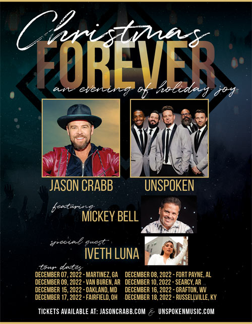 Jason Crabb and Unspoken Announce Christmas Forever Tour