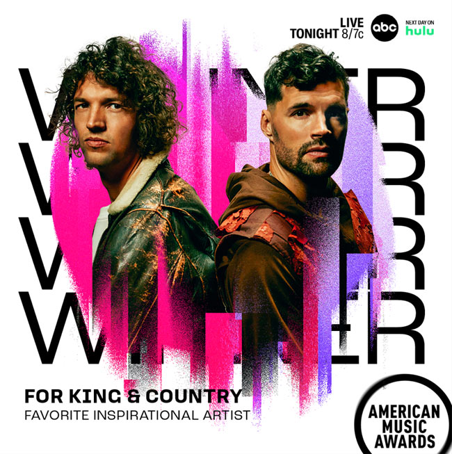 for KING and COUNTRY Win 
