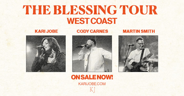 Kari Jobe Announces West Coast Tour with Cody Carnes and Martin Smith