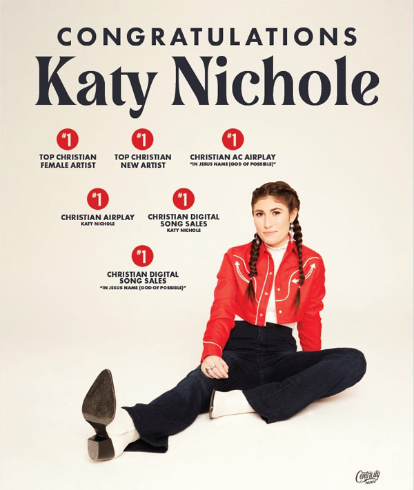 Billboard Chartbreaker Katy Nichole's Debut Album, 'Jesus Changed My Life,' Releases Feb. 24