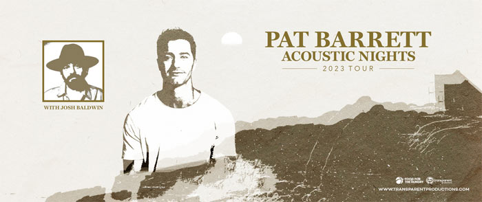 Pat Barrett Announces His 'Acoustic Tour' with Josh Baldwin