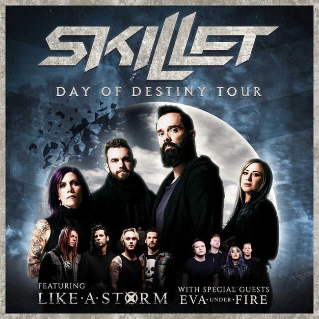Skillet Announce Spring 2023 European 'Day of Destiny Tour'