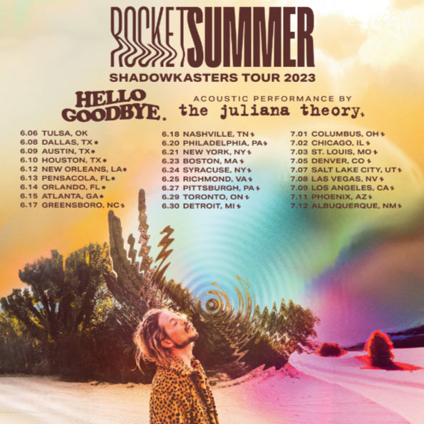 THE ROCKET SUMMER Announces Headline Tour w/ Support From Hellogoodbye and The Juliana Theory