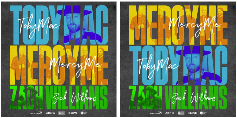 TobyMac, MercyMe, And Zach Williams To Tour Together This Fall