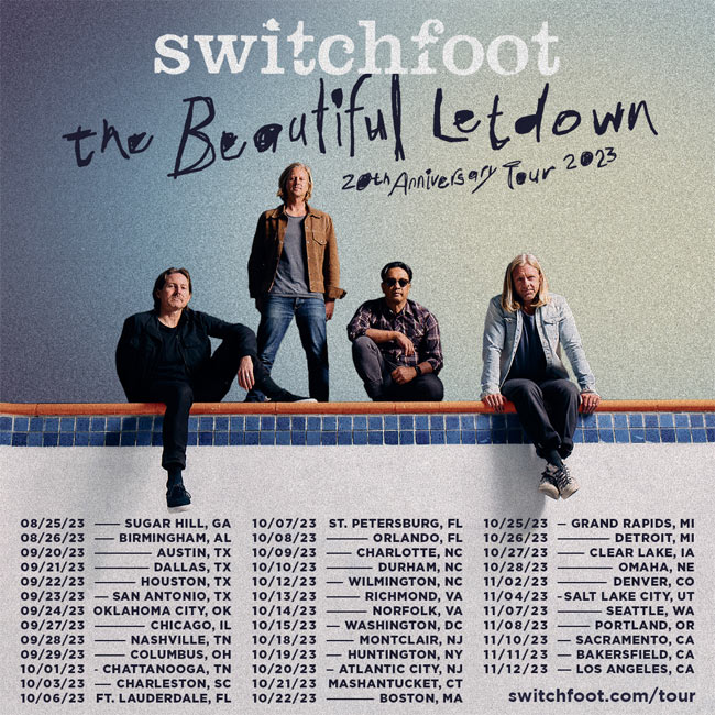 Switchfoot To Release Re-Recorded Version of Fan Favorite Album 'The Beautiful Letdown' This Friday