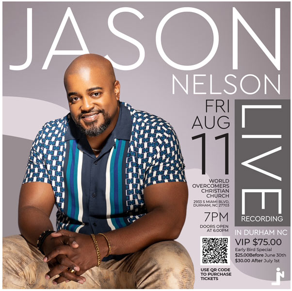 Jason Nelson Announces Live Recording Session for August 11