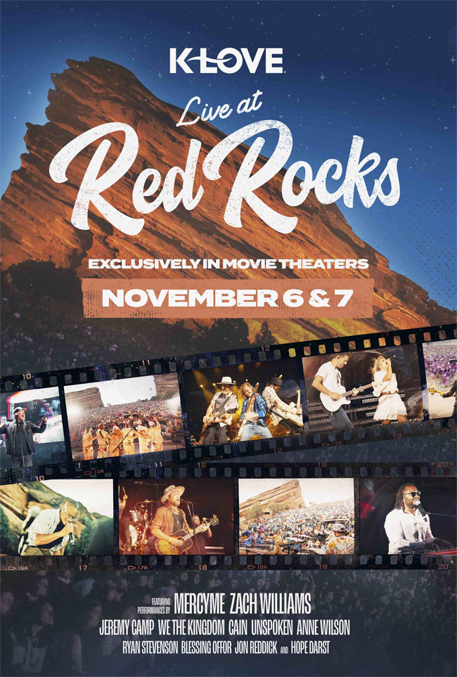 K-LOVE Live at Red Rocks Hits Theaters November 6 and 7