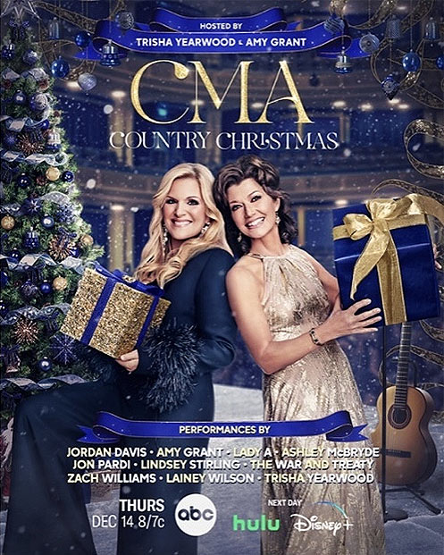 Amy Grant to Co-Host CMA Country Christmas with Trisha Yearwood