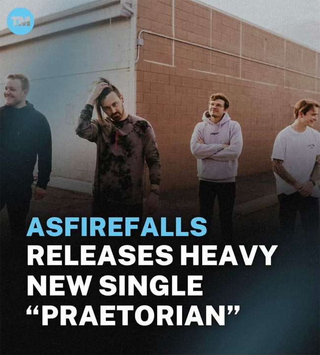 AsFireFalls Unveils New Single 'Praetorian,' A Reflective Take on Modern Society