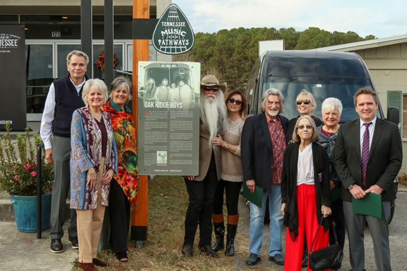 The Oak Ridge Boys Honored With 'Tennessee Music Pathways' Marker In Oak Ridge, Tennessee