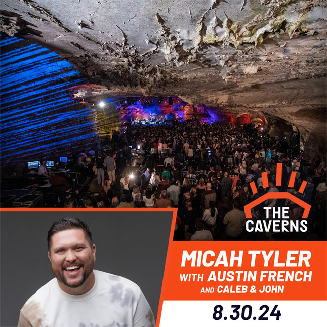 Micah Tyler to Perform Underground in The Caverns in Grundy County, TN August 30
