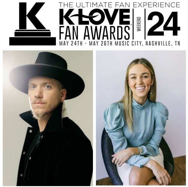 Brandon Lake and Sadie Robertson Huff to Host 11th Annual K-LOVE Fan Awards