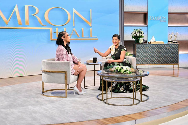 Koryn Hawthorne Visits TAMRON HALL