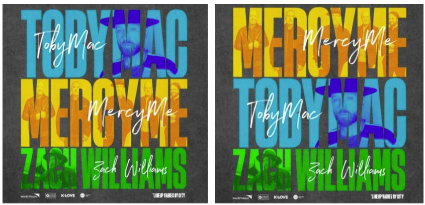 TobyMac, MercyMe, and Zach Williams Reunite for Fall Tour
