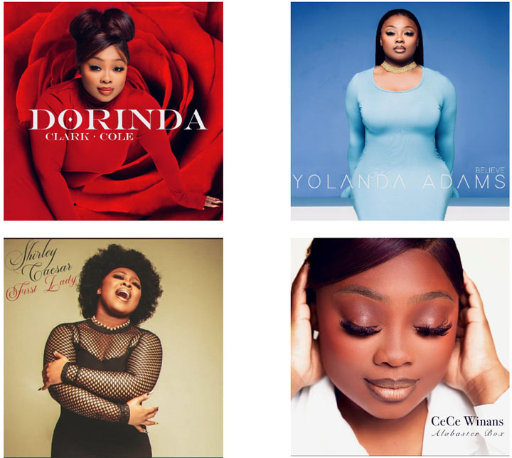 Jekalyn Carr Honors Shirley Caesar, Yolanda Adams, CeCe Winans and Dorina Clark Cole with Legacy Photoshoot