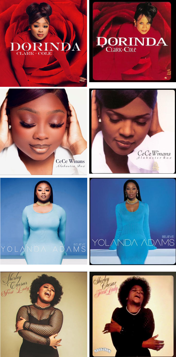 Jekalyn Carr Honors Shirley Caesar, Yolanda Adams, CeCe Winans and Dorina Clark Cole with Legacy Photoshoot