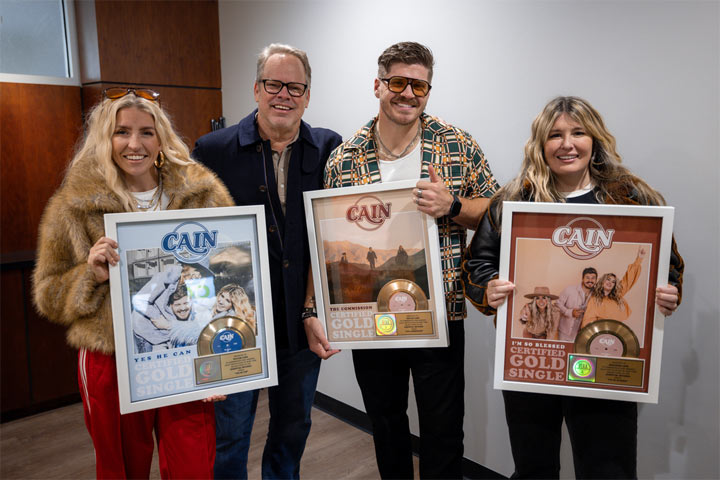 CAIN Releases New Song; Receives 3 RIAA Gold Certifications
