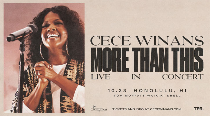CeCe Winans Extends Her Sold Out More Than This Tour with Stop in the Aloha State