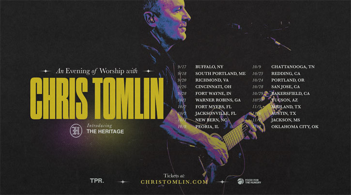 An Evening of Worship with Chris Tomlin Tour Dates Announced